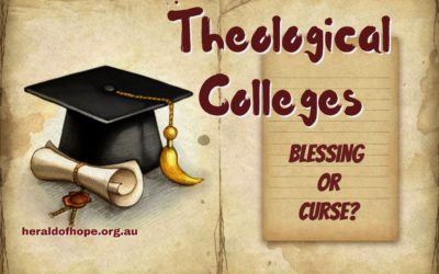 神学院校-福兮祸兮？Theological Colleges-Blessing or Cursing?