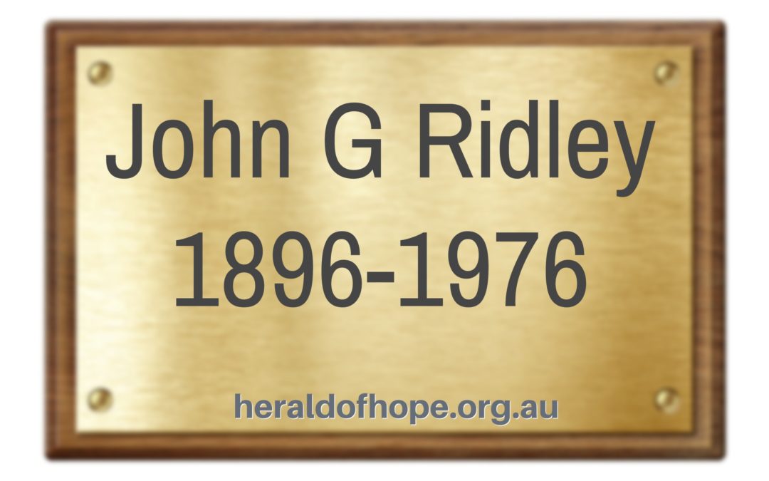 约翰韦力的故事 The Story of Evangelist John G Ridley M.C.
